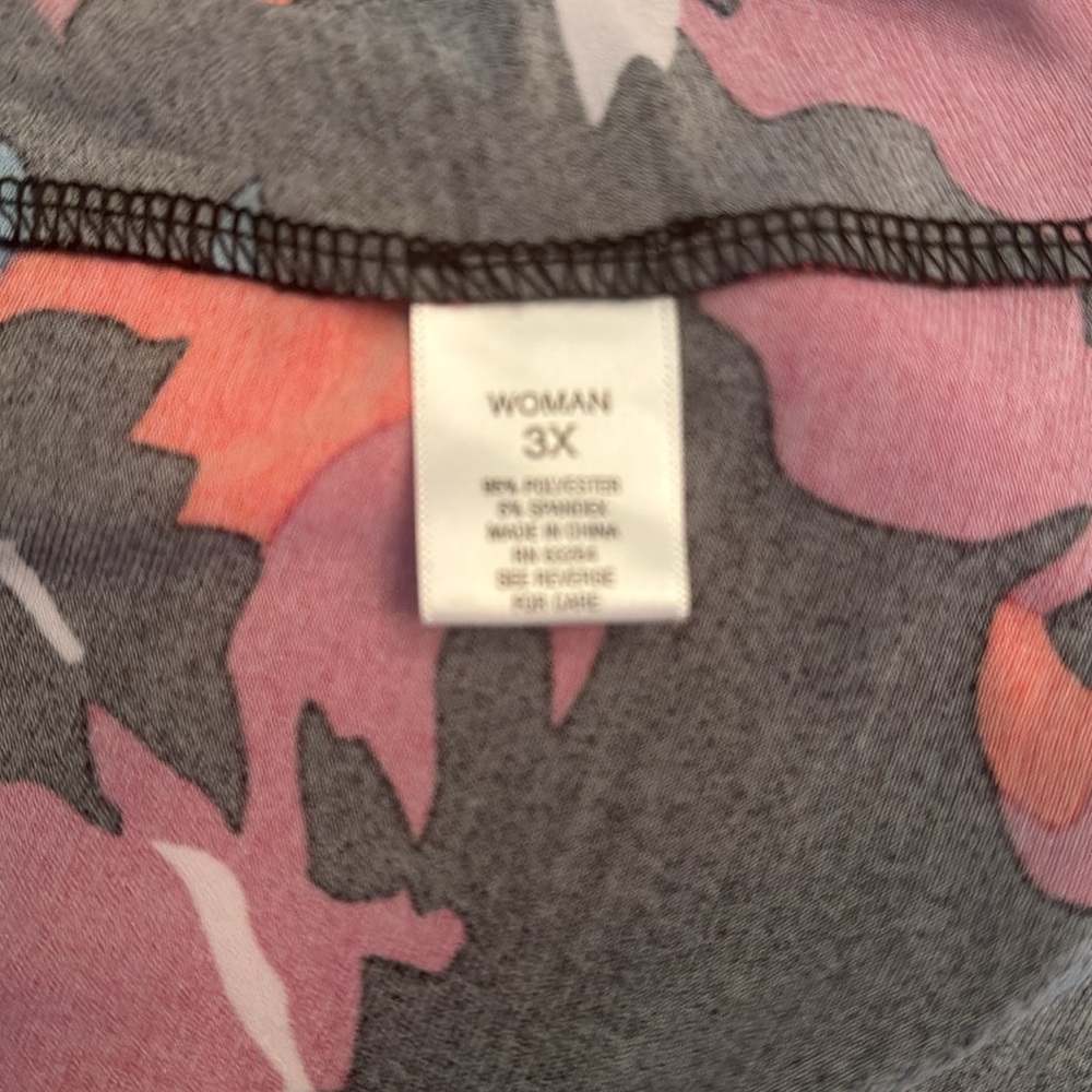 3X ROZ & ALI Women's Dress Floral Easy Care Spandex 22 - Picture 6 of 8